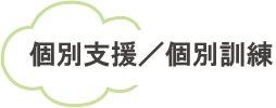 個別支援／個別訓練